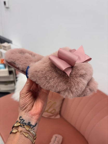Pink Embellished Slippers - Intimate Whispers
