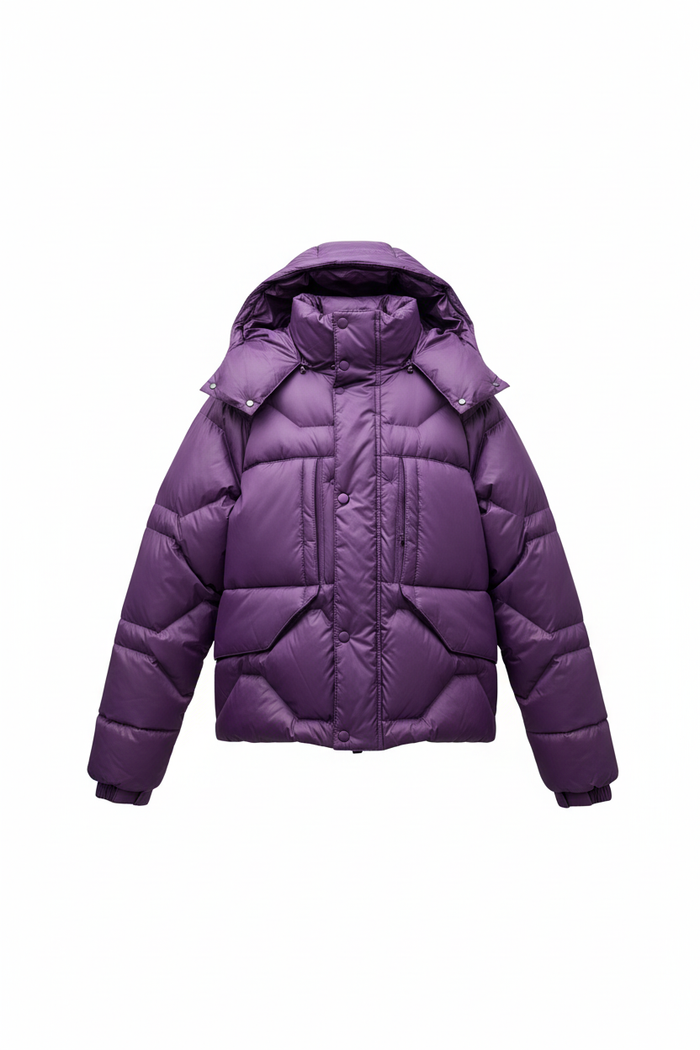 Purple Puff Jacket by CRUX