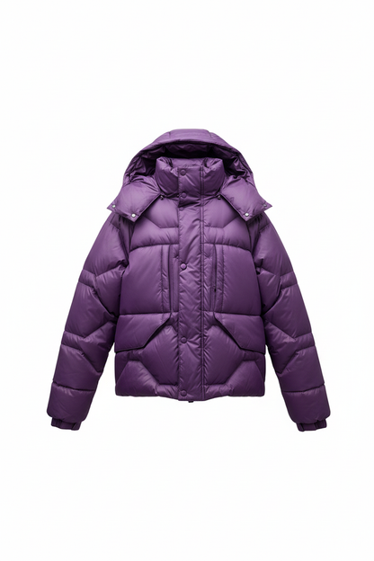 Purple Puff Jacket by CRUX