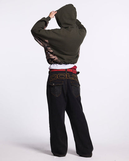 RACING CAMO HOODIE GREY - COLD CULTURE #woman