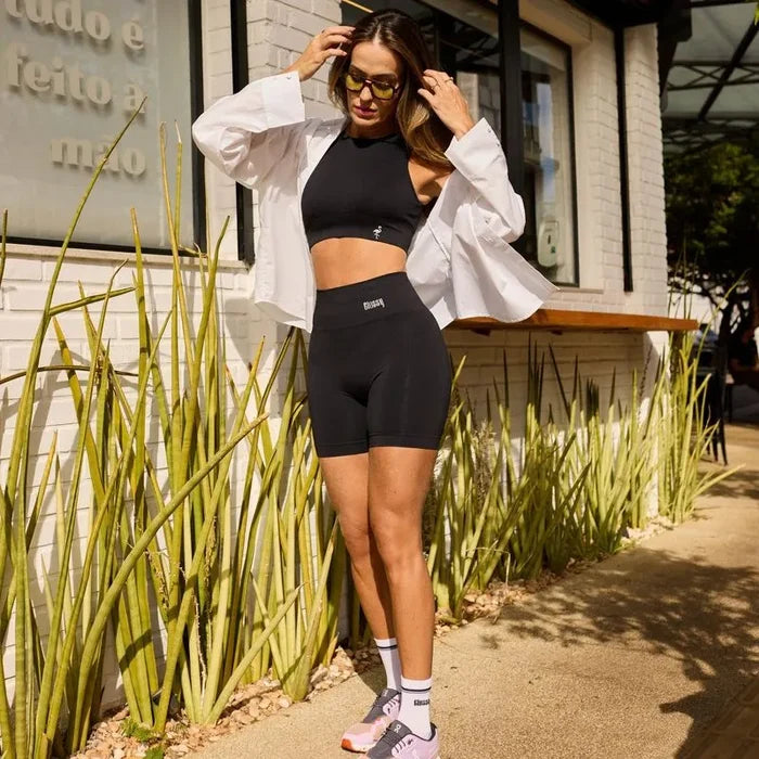 Seamless Athleisure Top | Glossy