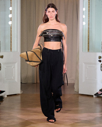 Seka - Tailoring pants - Black