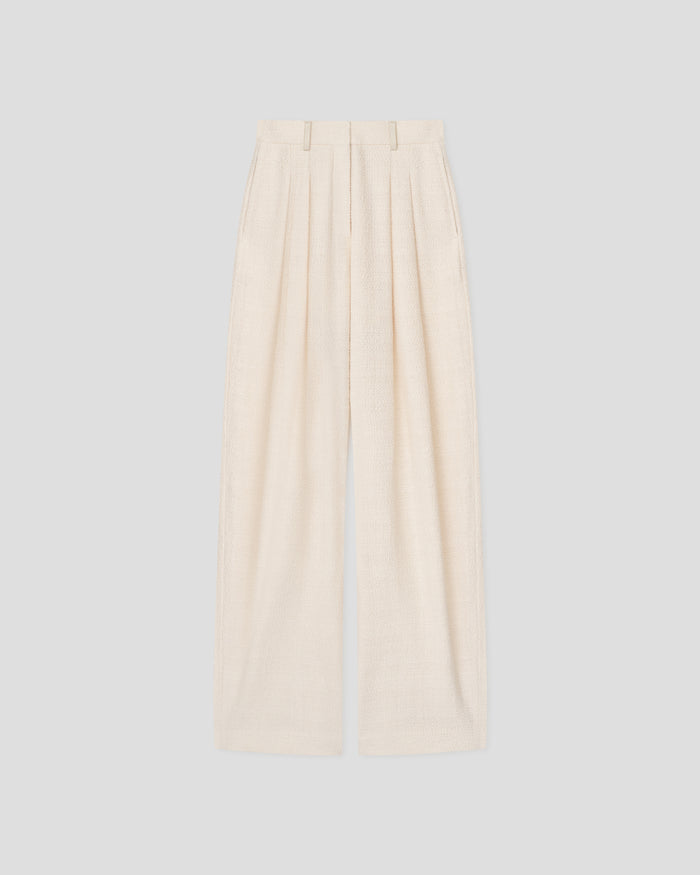Seka - Tailoring pants - Ivory