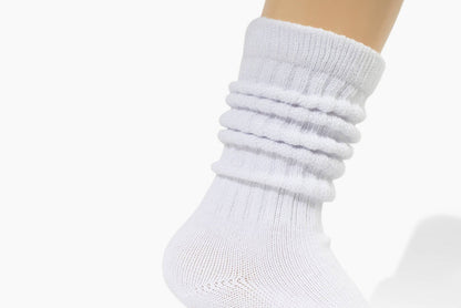 Slouchy Socks White - Intimate Whispers