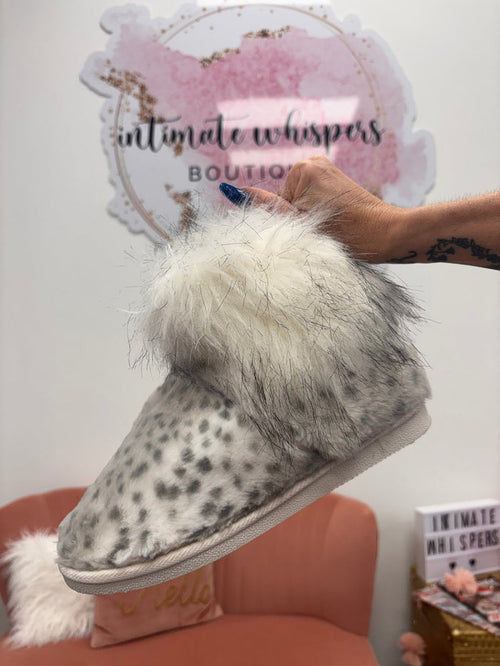Snow Leopard Bootie - Intimate Whispers