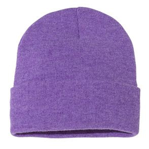 "Sportsman - 12" Solid Cuffed Beanie"