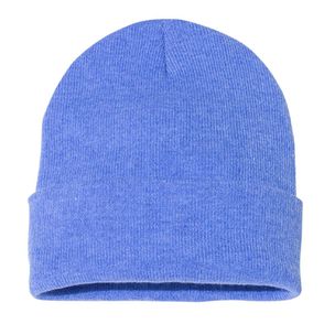 "Sportsman - 12" Solid Cuffed Beanie"