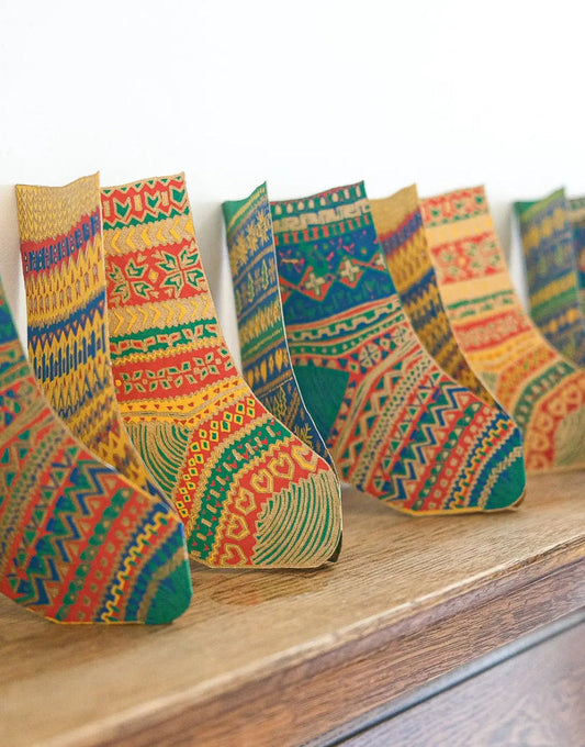 Stockings Concertina Garland, East End Press