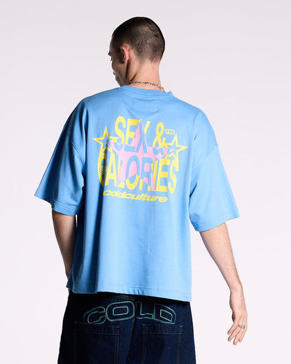 SWEET CALORIES TEE VISTA BLUE - COLD CULTURE #man