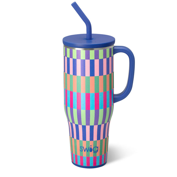 Swig MEGA MUG W/ HANDLE LID STRAW (Multiple Patterns)