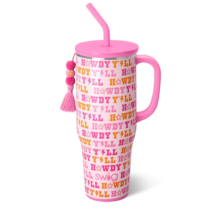 Swig MEGA MUG W/ HANDLE LID STRAW (Multiple Patterns)