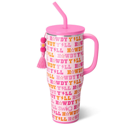 Swig MEGA MUG W/ HANDLE LID STRAW (Multiple Patterns)