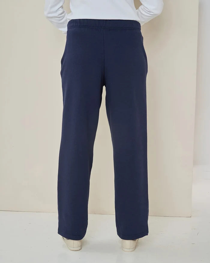 Taylor Cotton Mix Leisure Trousers - Navy