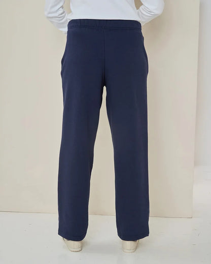 Taylor Cotton Mix Leisure Trousers - Navy
