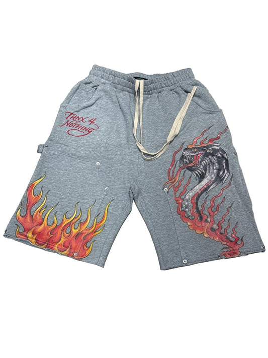 Thnx for Nothing -  Cobra Sweat Shorts