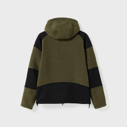 Tindur Shearling Zipped Hoodie