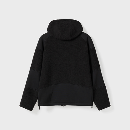 Tindur Shearling Zipped Hoodie