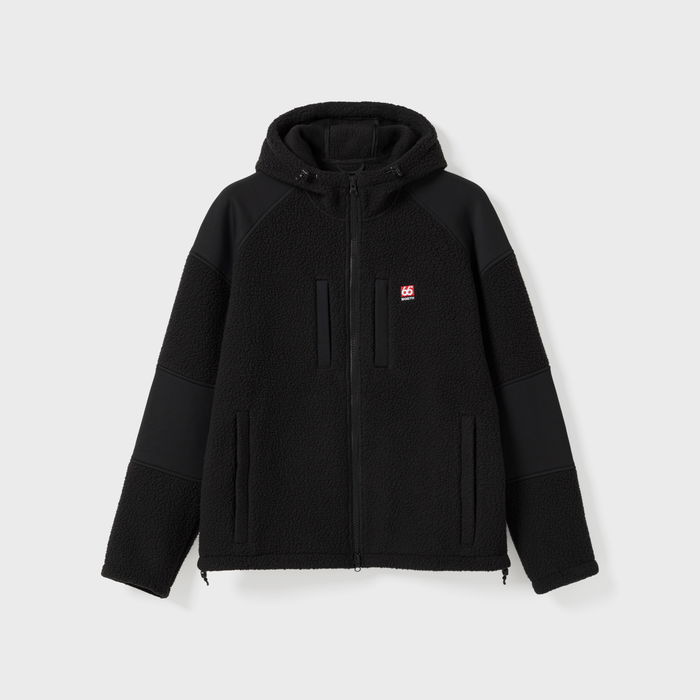Tindur Shearling Zipped Hoodie
