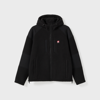 Tindur Shearling Zipped Hoodie