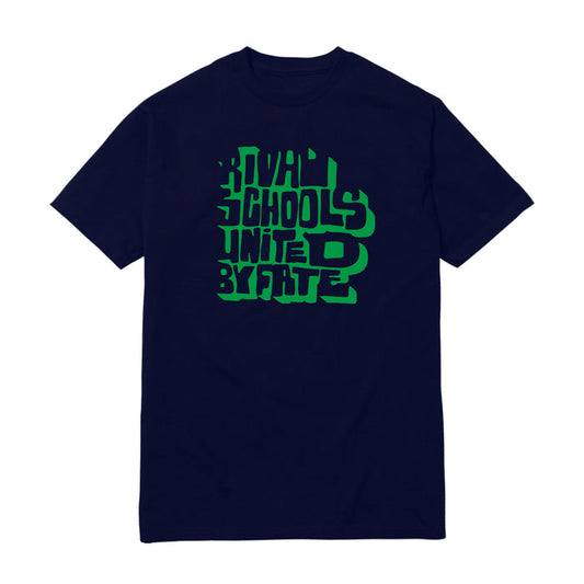 rival schools United by Fate Navy T-Shirt