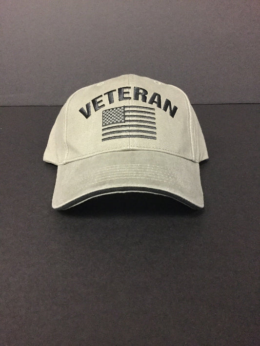 Veteran with Flag Hat