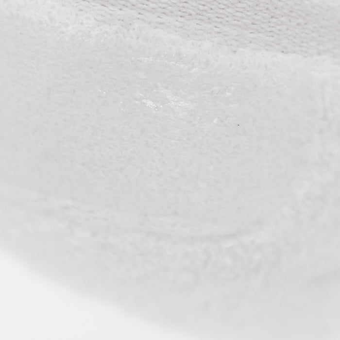 White Never Show Socks 3 Pack featuring soft terry-cloth texture.