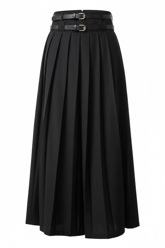 Wiz Skirt Pant - Ghost Mannequin Hero Shot, pure white background