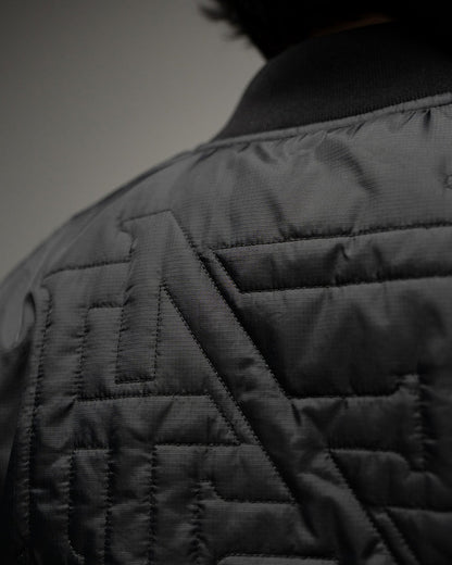 WOMEN'S BOMBER JACKET - BLACK