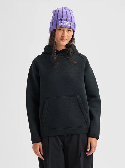 Product image of Women's Burton SpaceCloud Pullover Hoodie[Variant:True Black Heather]