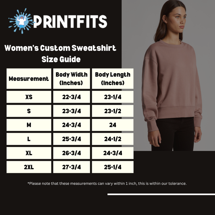 WOMENS CUSTOM SWEATSHIRT