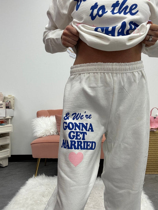 Women's Gonna Get Married Bridal Sweatpants - Intimate Whispers