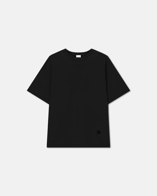 Wren - Embroidered T-shirt - Black
