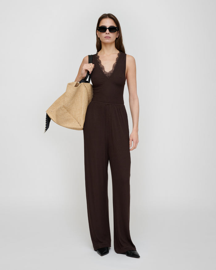 Zoela - Pants - Dark Brown
