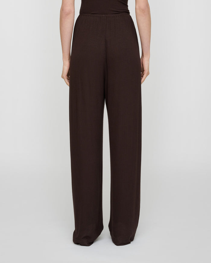 Zoela - Pants - Dark Brown