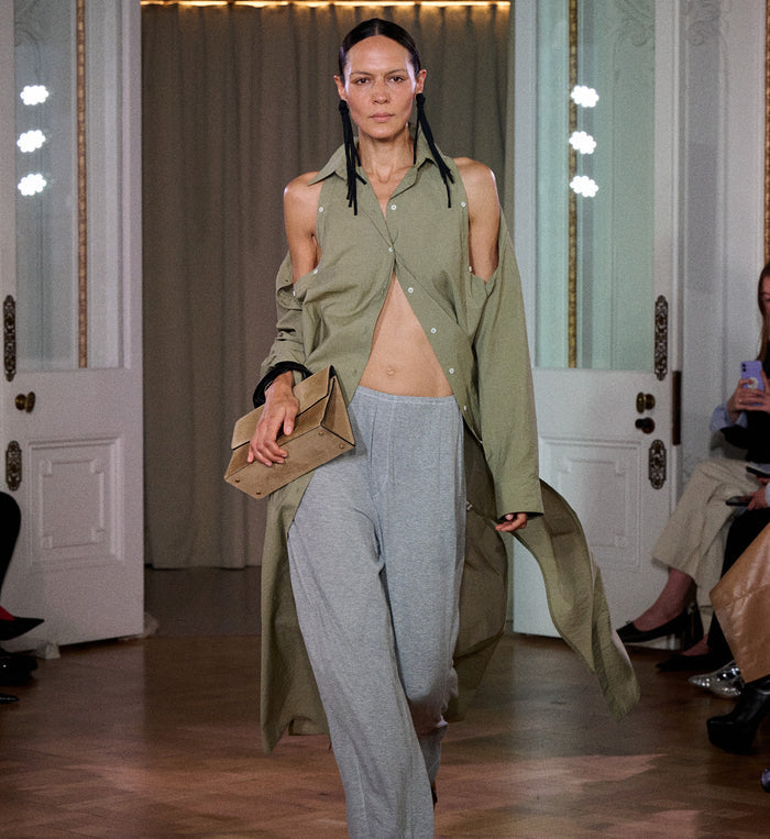 Zoela - Pants - Grey Melange