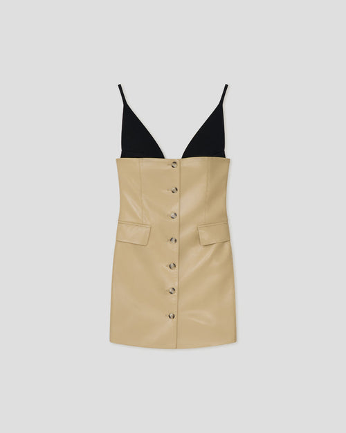 Zyana - Okobor ™ mini dress - Wax Yellow/Black